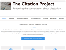 Tablet Screenshot of citationproject.net